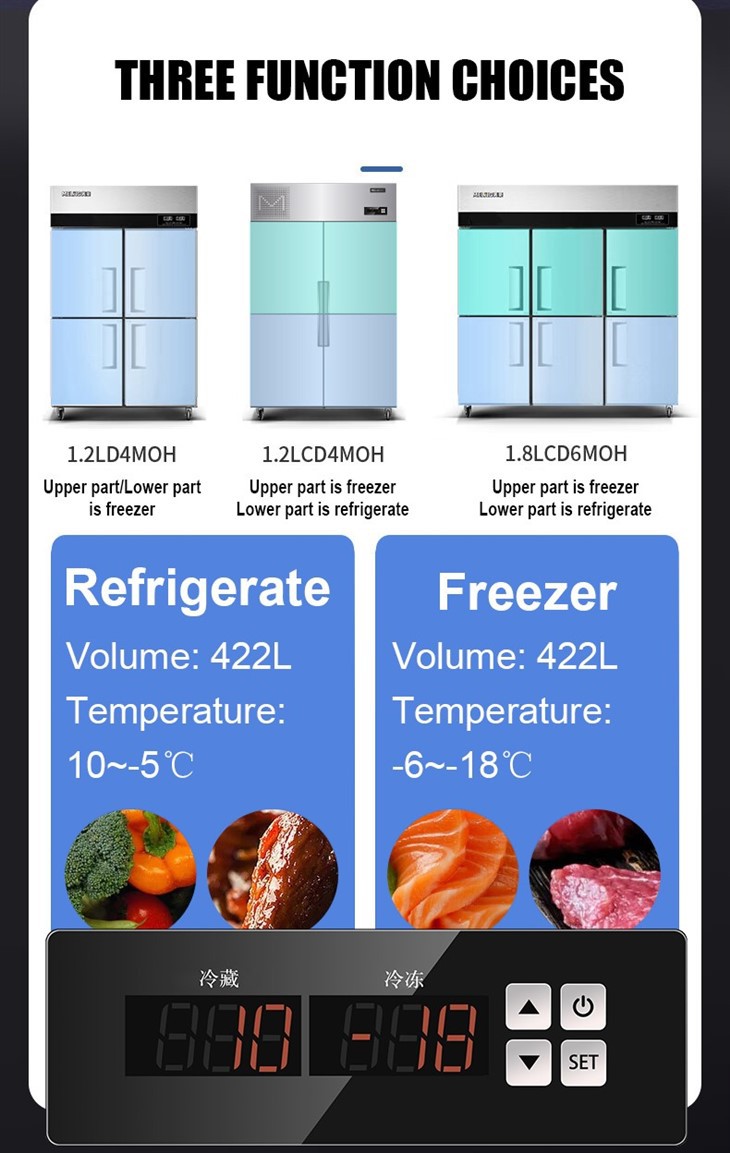 Upright Kitchen Refrigerator